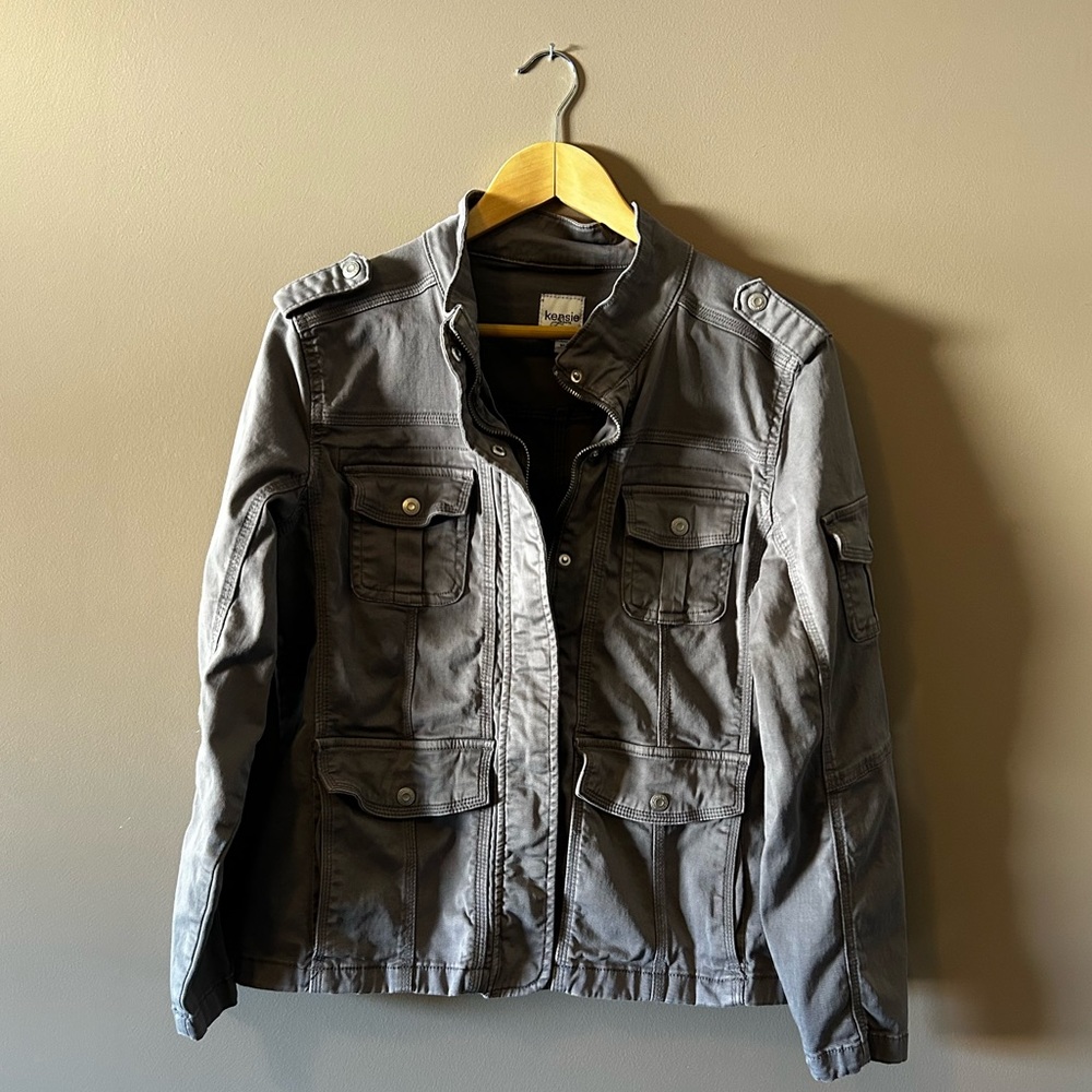 Gray Cargo Jacket